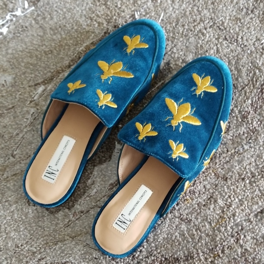 Inc gucci style loafer slides 7